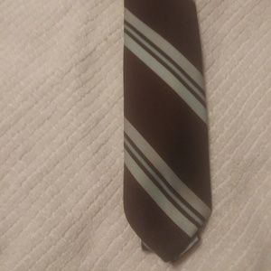 PRINCIPE di FIRENZE BROWN/LIGHT BLUE NECKTIE